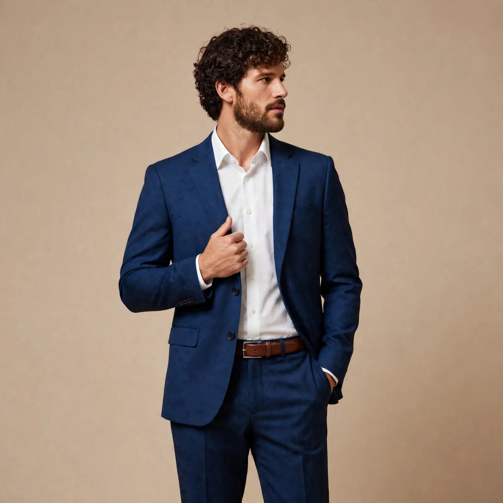 Classic 2-Piece Suit Navy Blue