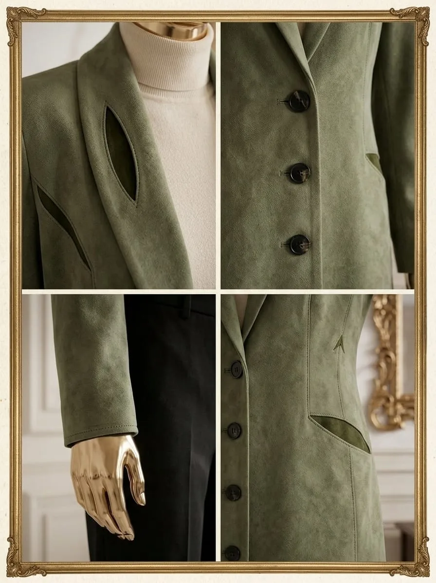 Longline Suede Overcoat 2