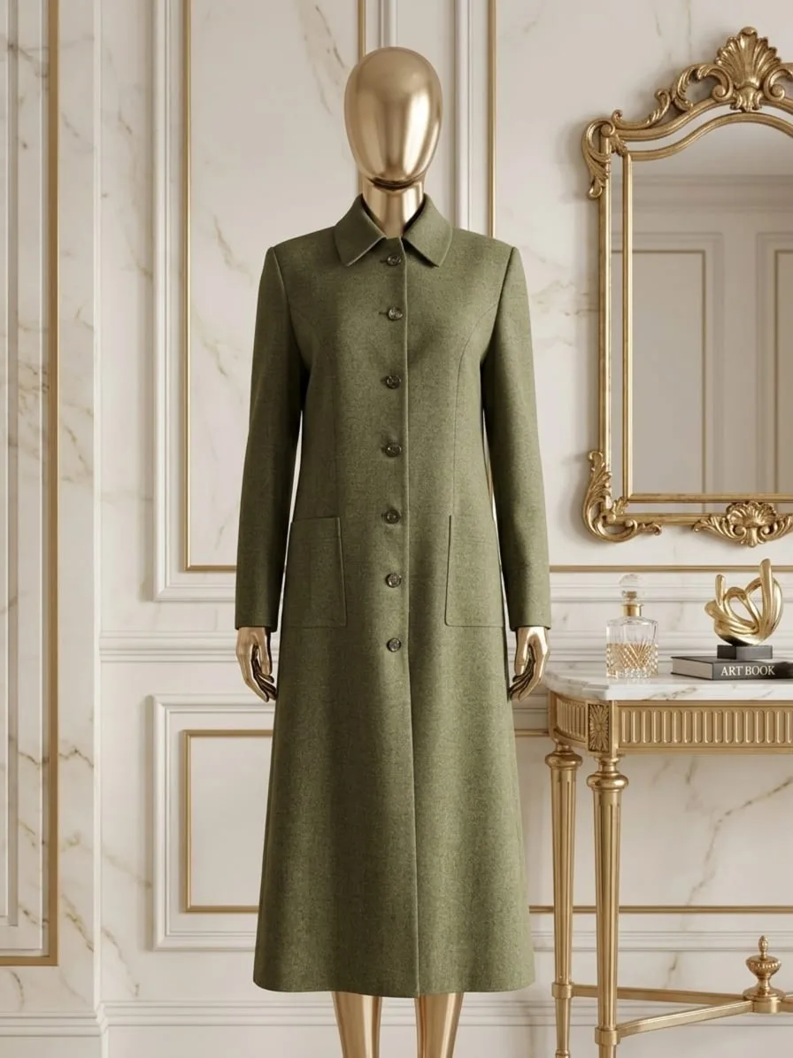 Olive Royal Long Coat