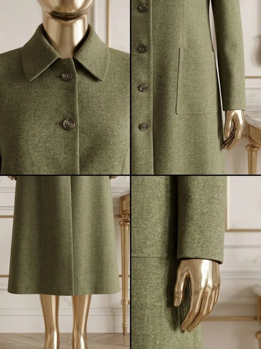 Olive Royal Long Coat 2