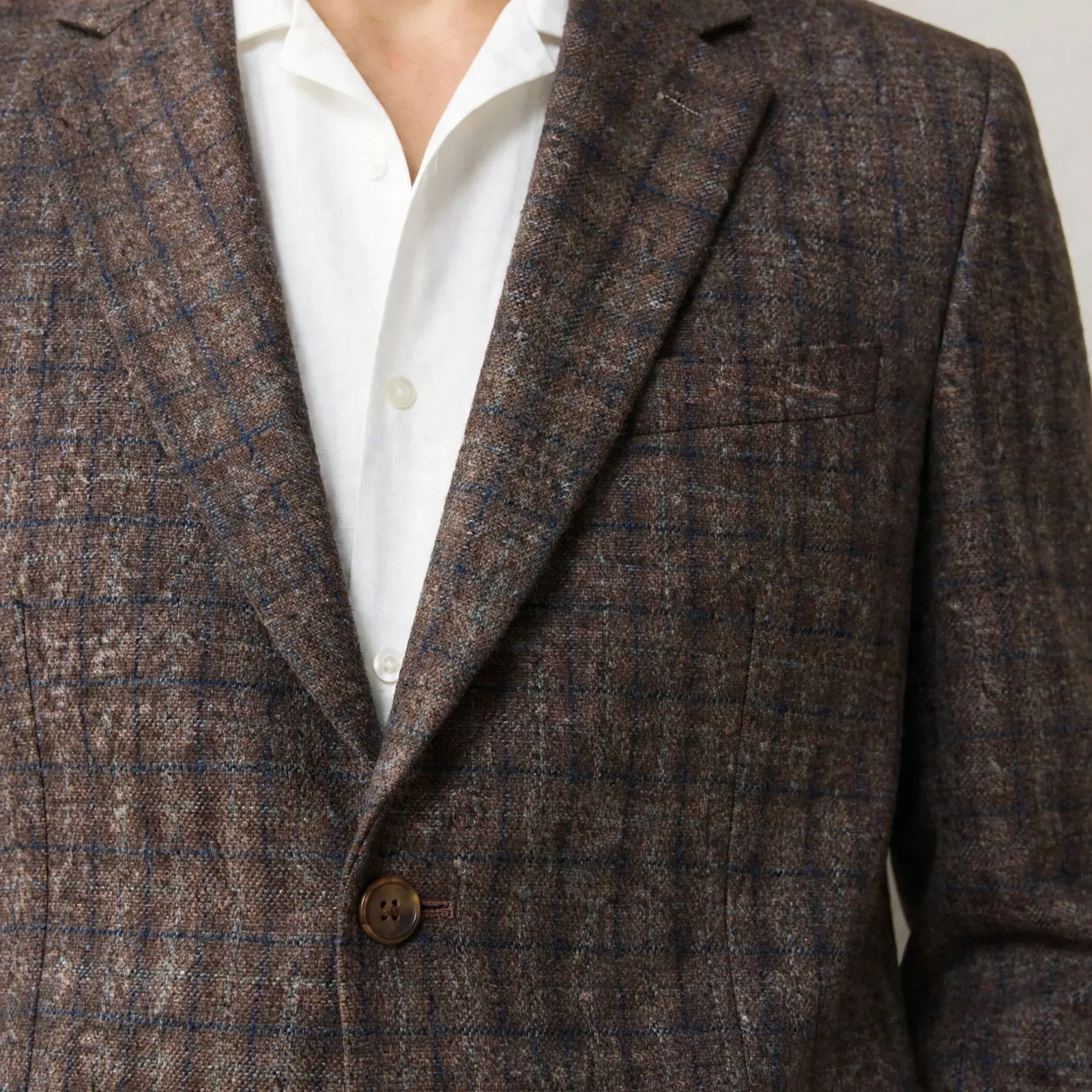Brown Heritage Check Tweed 2-Piece Suit 4