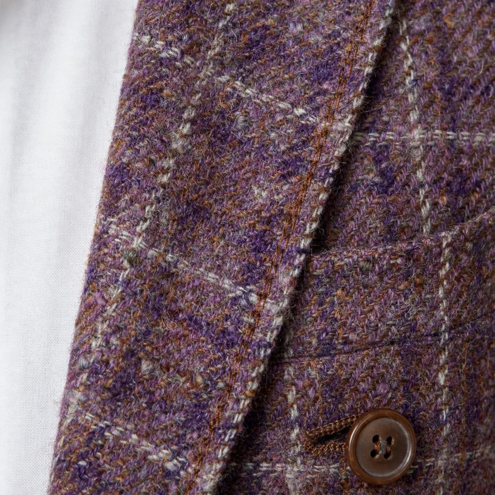 Plum Heritage Windowpane Tweed 2-Piece Suit 6